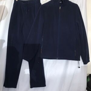 Ashford Sport 2 piece fleece set medium jacket and small pants. Never worn